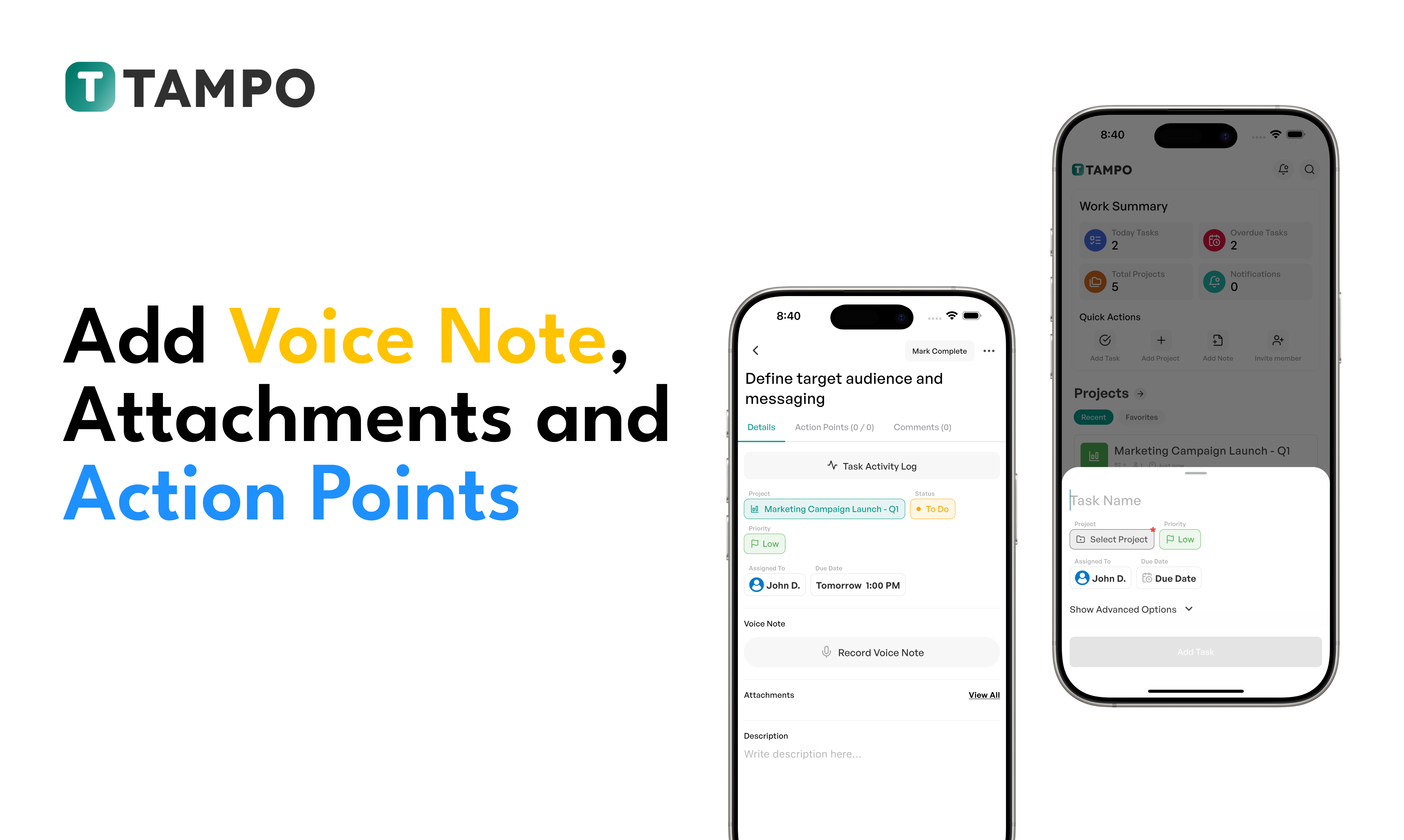 Tampo - Screenshot 4 showing product features and functionality
