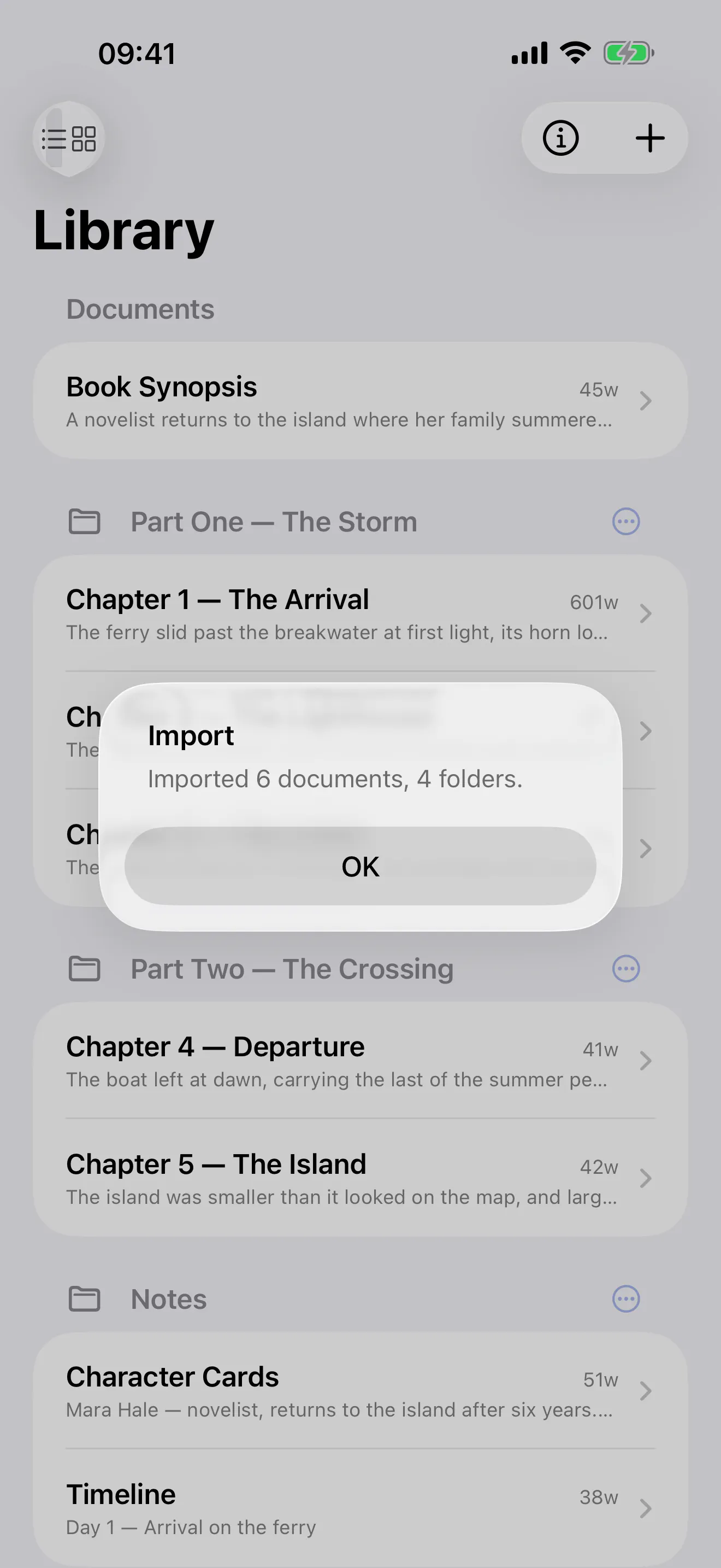 Manuscript Writer screenshot