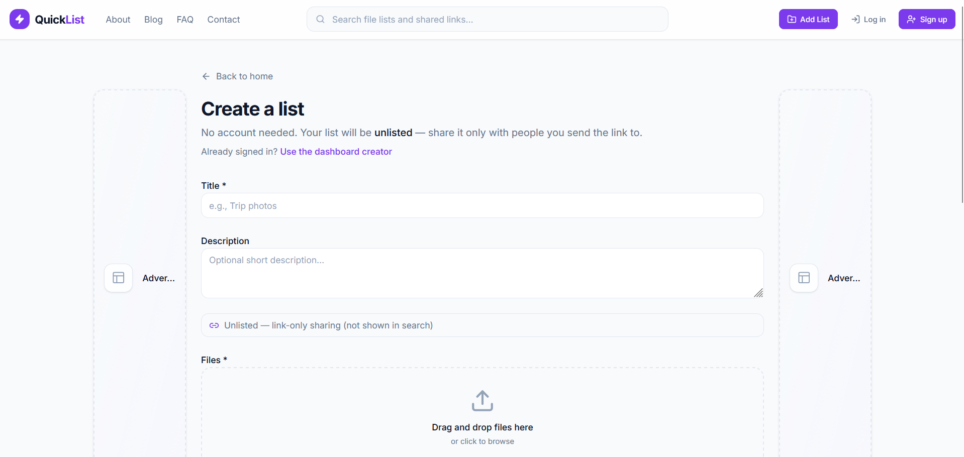 QuickList gallery image