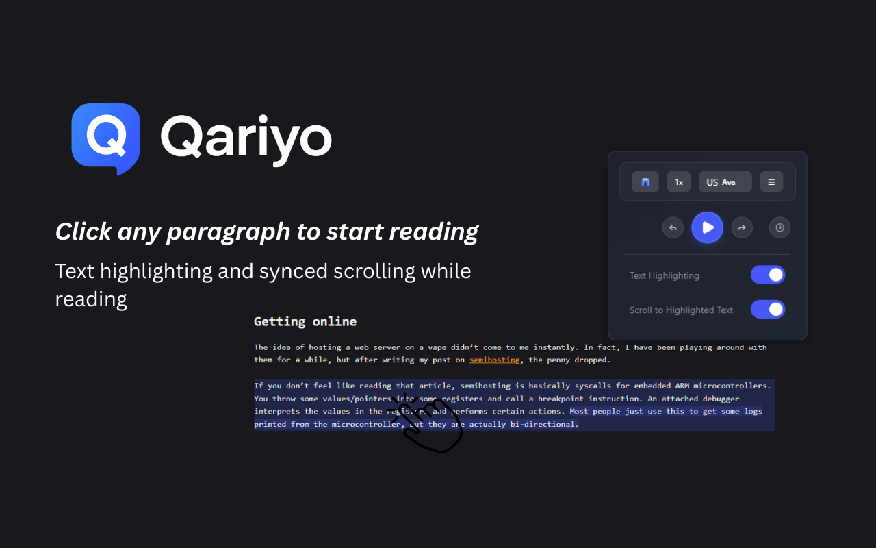 Média Guérison: lecteur de voix de texte à la parole - Une extension pour écouter des articles avec des voix de type humain 4