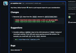 PR Explainer Bot gallery image