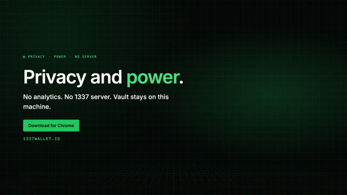1337 Wallet gallery image