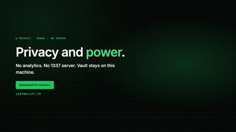 1337 Wallet screenshot 11