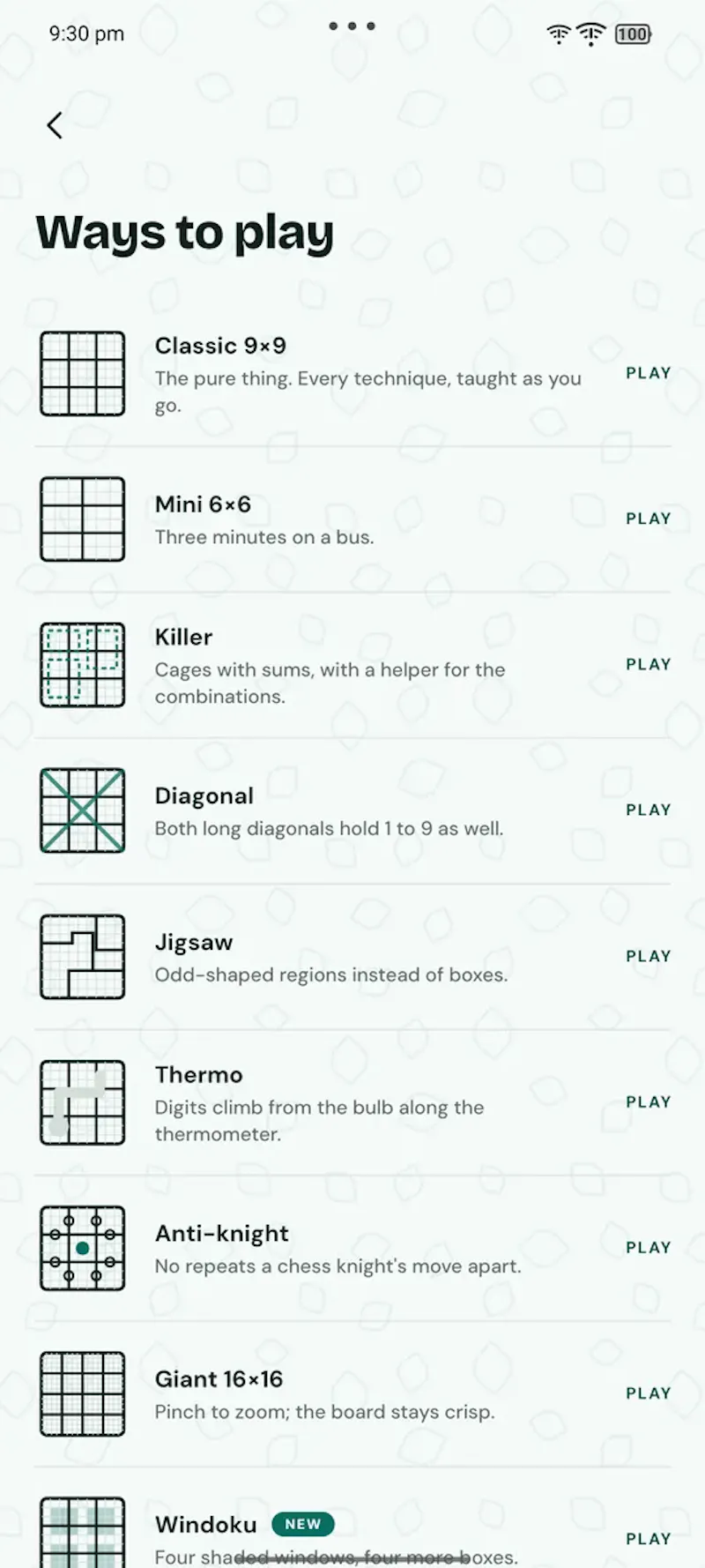 Ninebloom: Sudoku Puzzles screenshot 6
