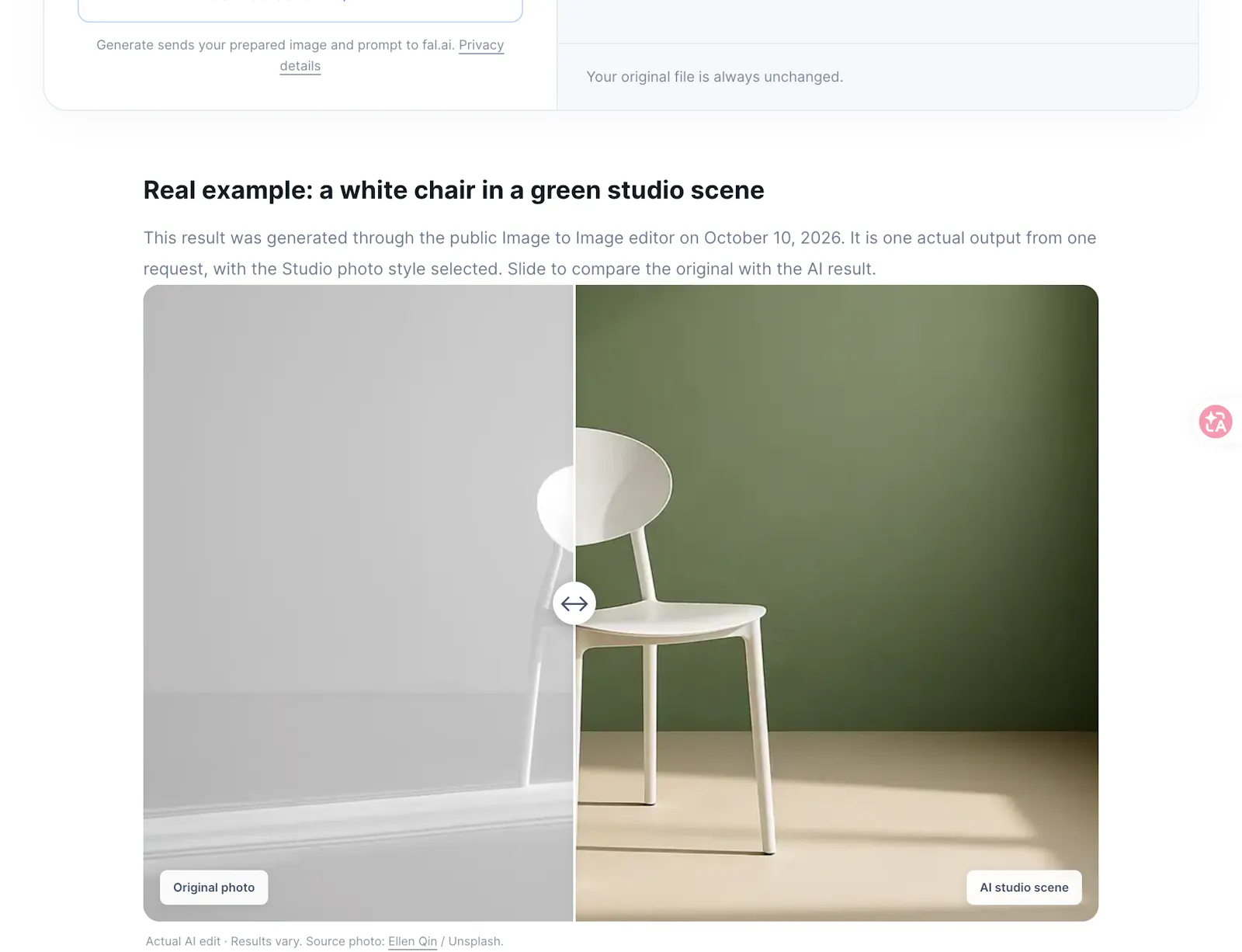 Image to Image screenshot 2