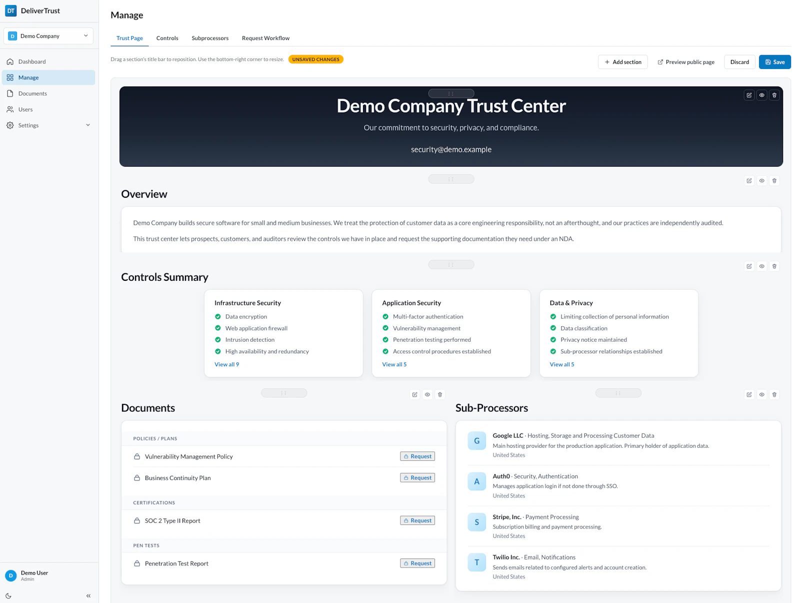 DeliverTrust screenshot 1