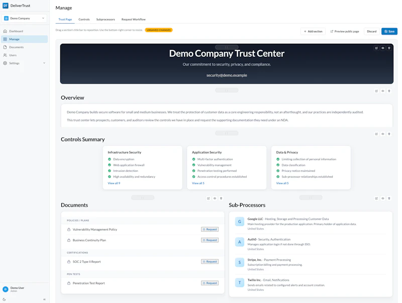 DeliverTrust screenshot 1