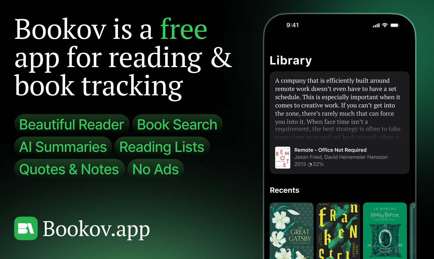 Bookov's AI summaries  gallery image