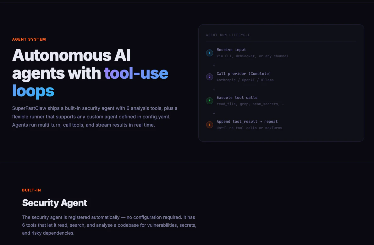 SuperfastClaw with  security inbuilt screenshot 3