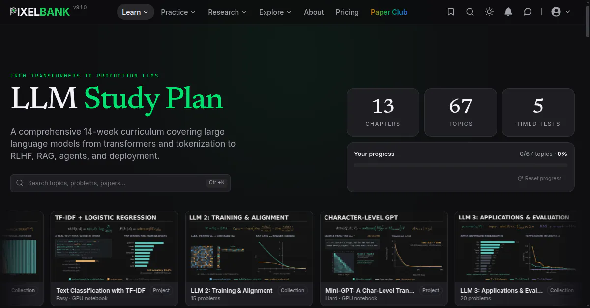 PixelBank - Learn AI the right way gallery image