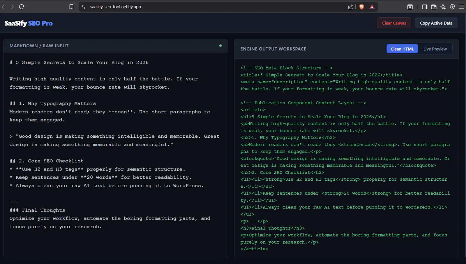 SaaSify SEO Pro screenshot 2