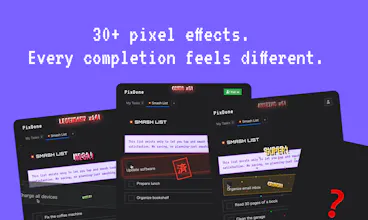 PixDone – ToDo App with pixel Effects gallery image