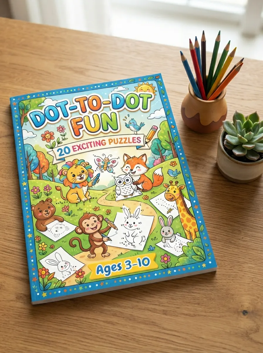 DOT TO DOT FUN 20 EXCITING PUZZLES gallery image