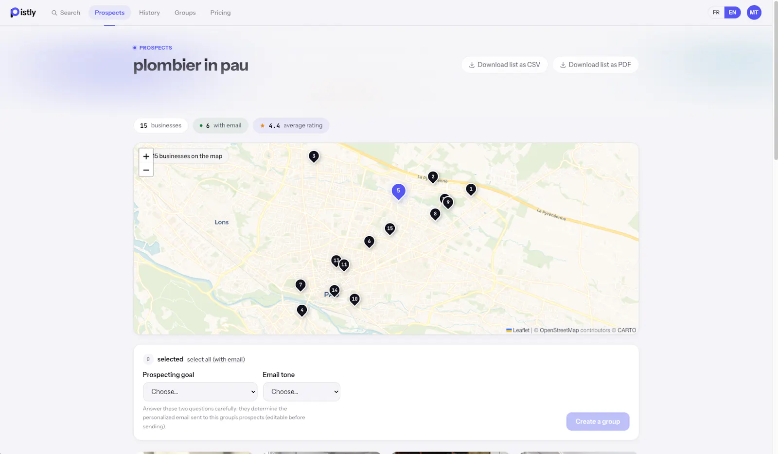 Pistly screenshot 4