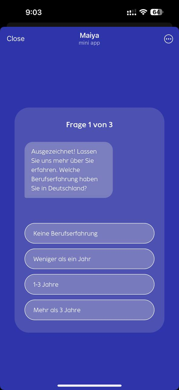 Maiya - Screenshot 2 showing product features and functionality