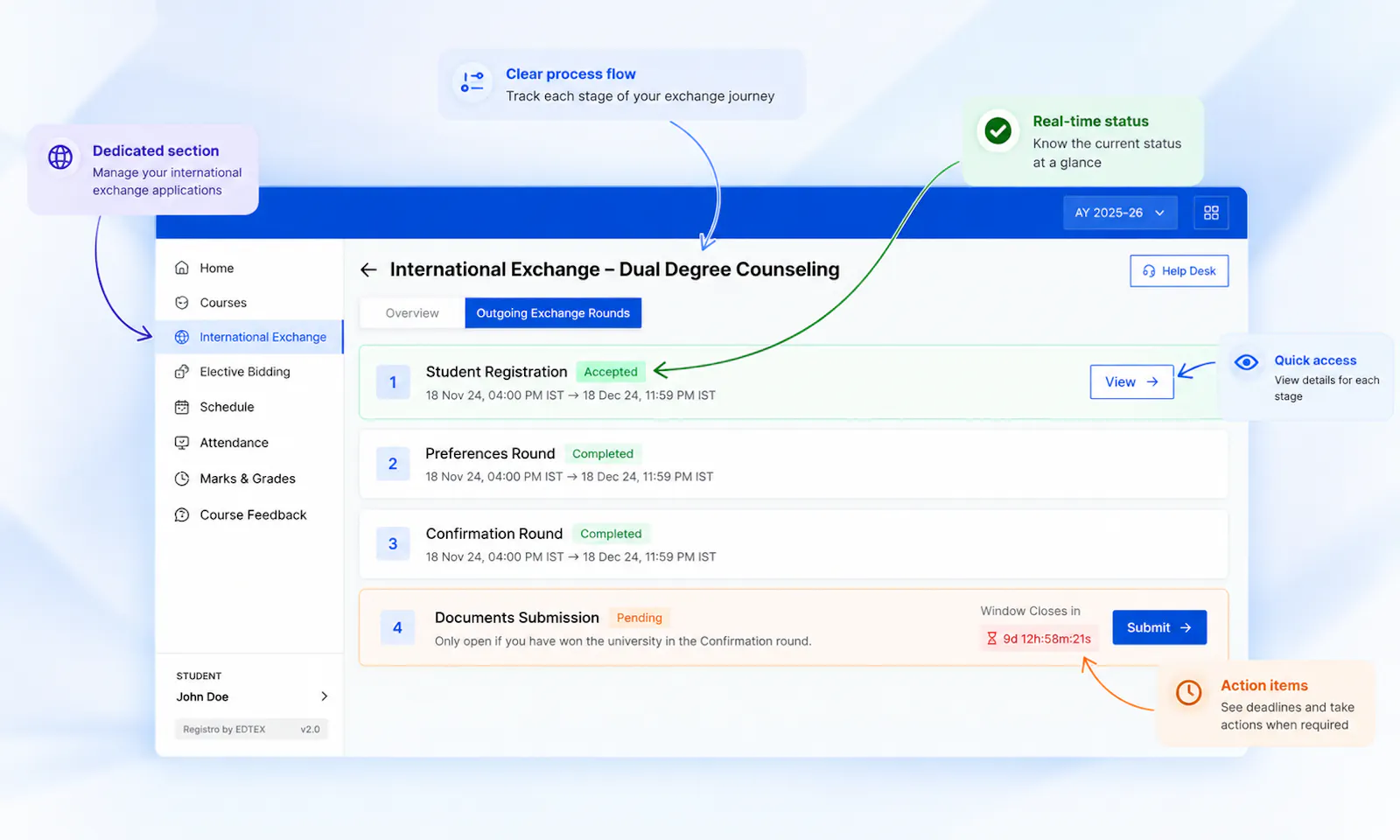Registro Student Exchange by EDTEX screenshot 3