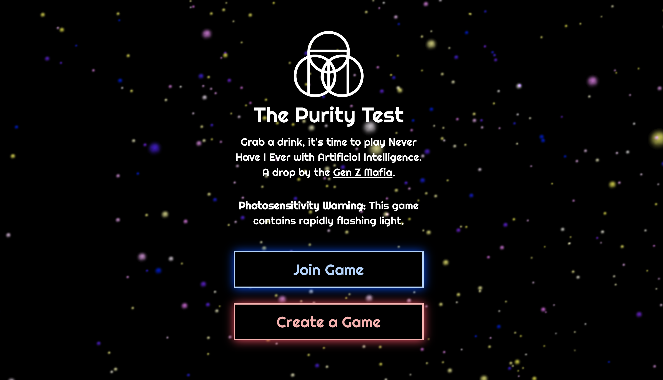 Purity Drinking Game Grab A Drink It S Time To Play Never Have I Ever Product Hunt