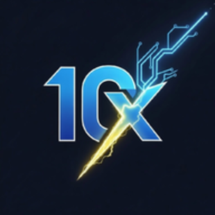 10x Software Engineering Card Game - Product Hunt launch logo and brand identity