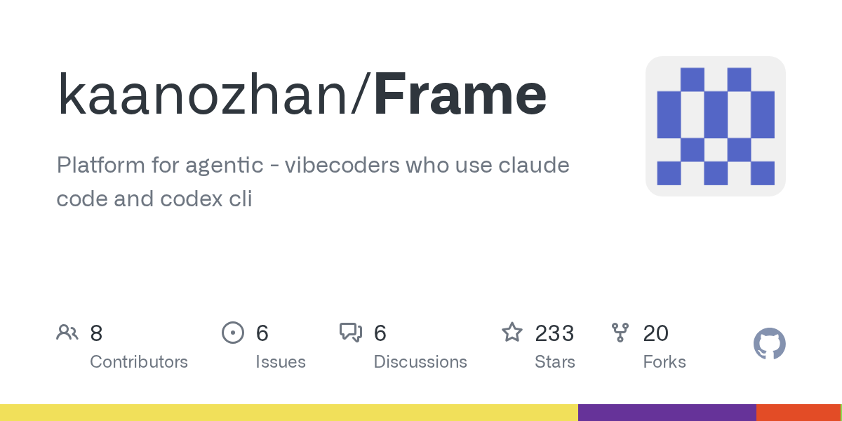Frame - Main product screenshot demonstrating key features and user interface