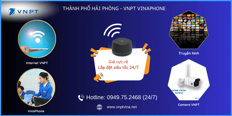 Lắp mạng VNPT Hải Phòng giá rẻ 4/2026 제품 배너