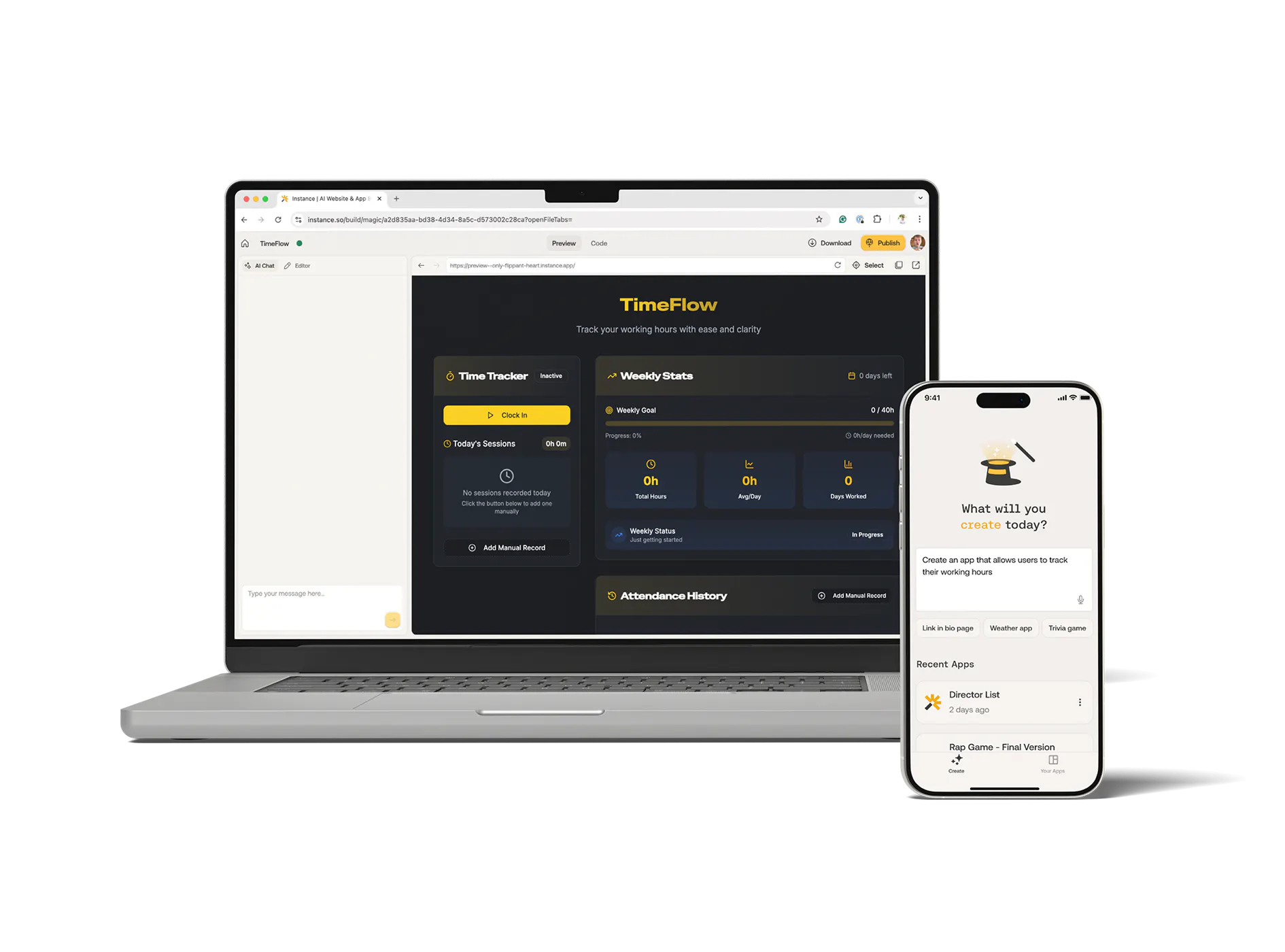 Instance: From idea to app–in an Instance (iOS, Android & Web ...