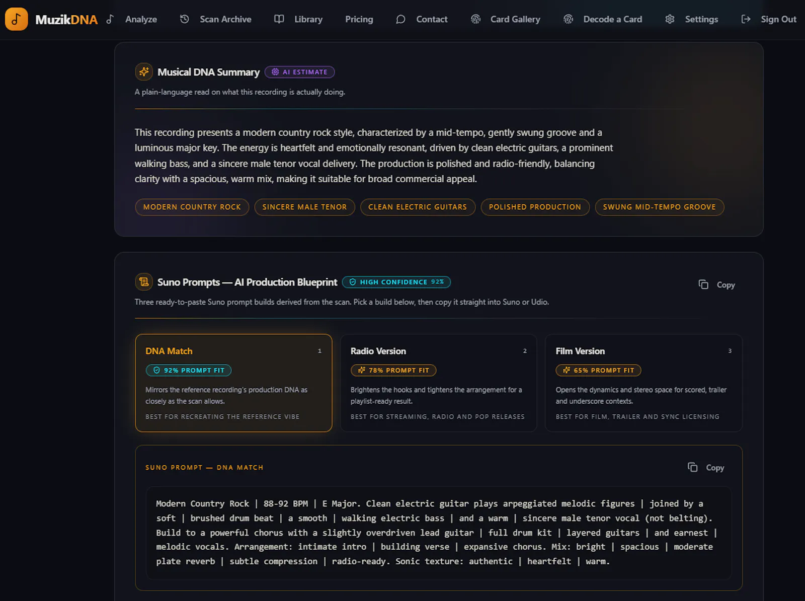 MuzikDNA screenshot 5