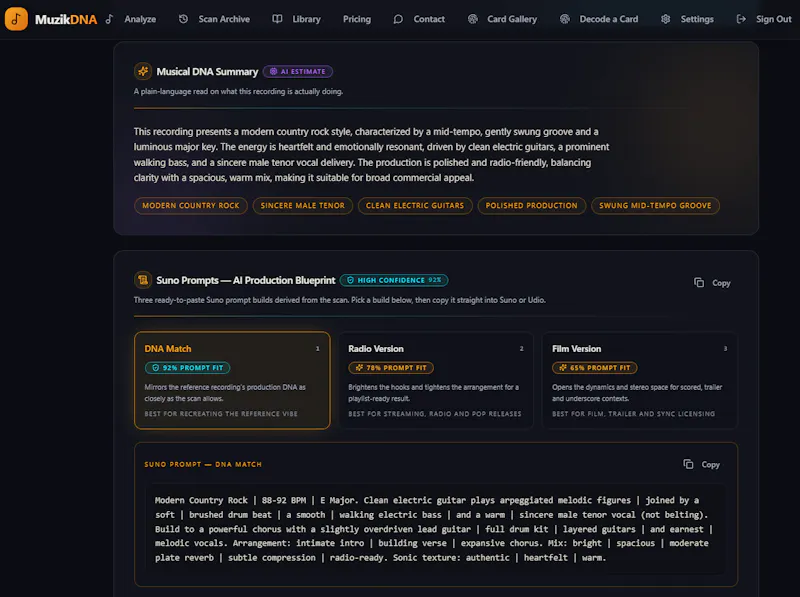MuzikDNA screenshot 5