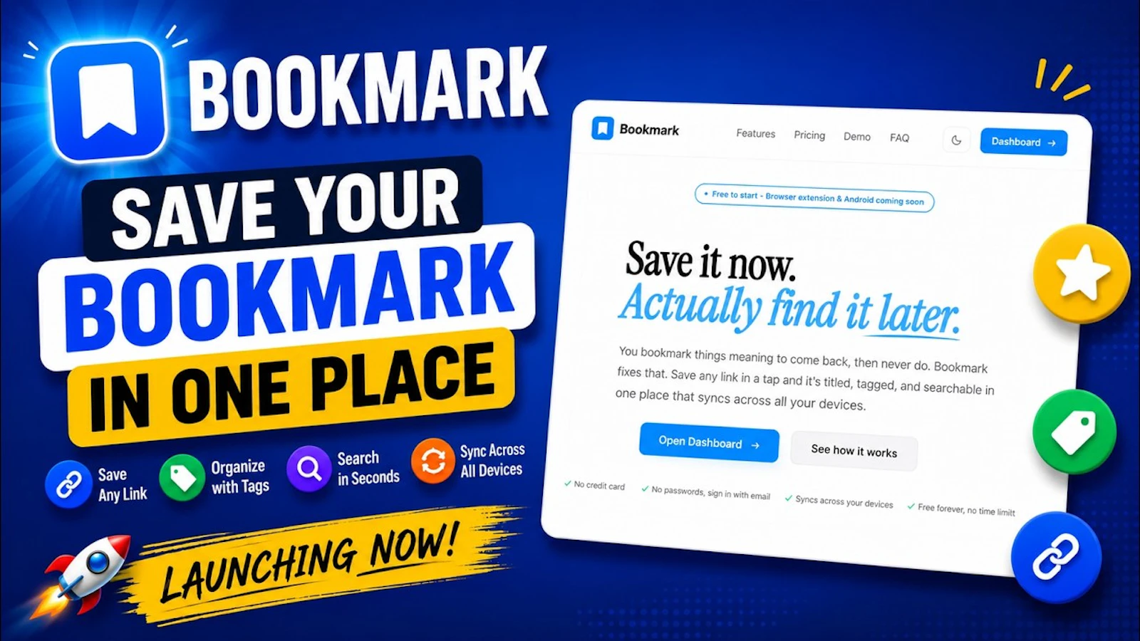 Booksmark screenshot 1 (video preview)