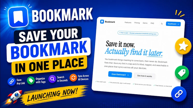 Booksmark screenshot 1 (video preview)