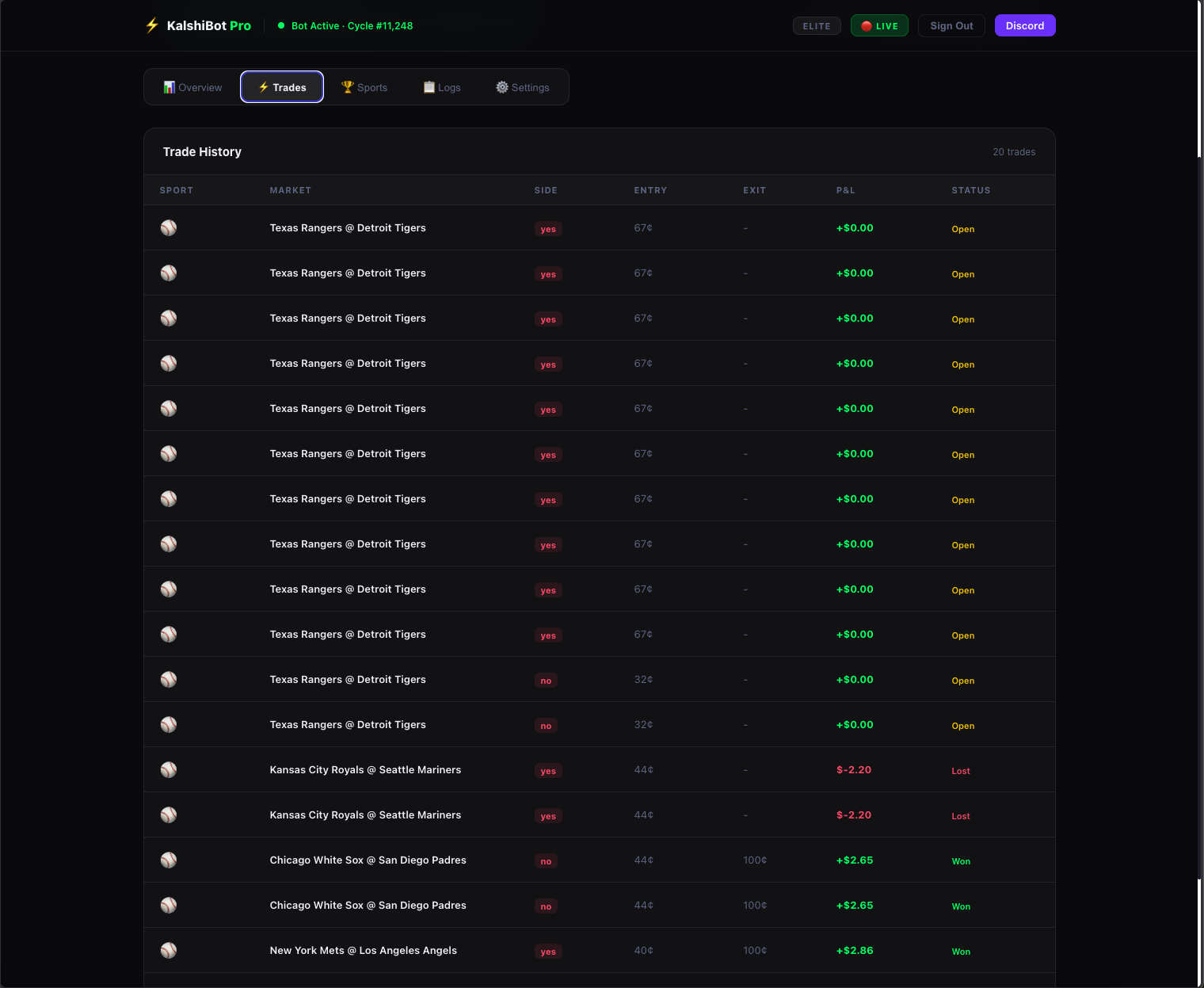 KalshiBot Pro gallery image