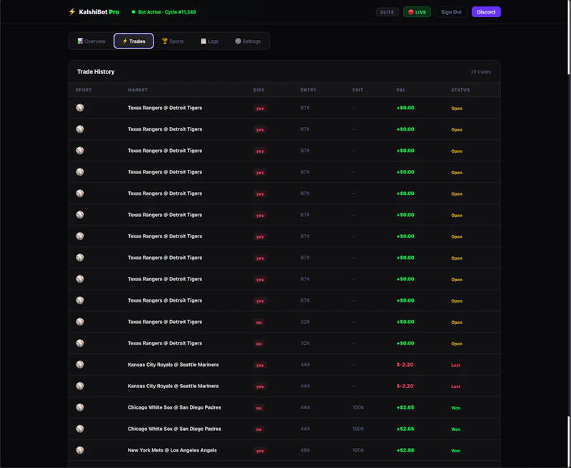 KalshiBot Pro screenshot 5