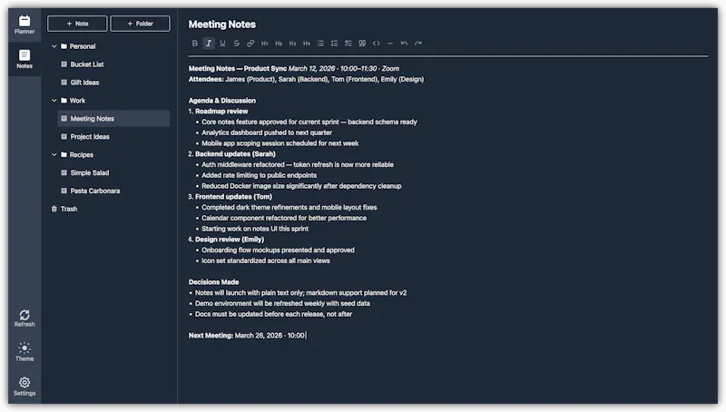Perga screenshot 1