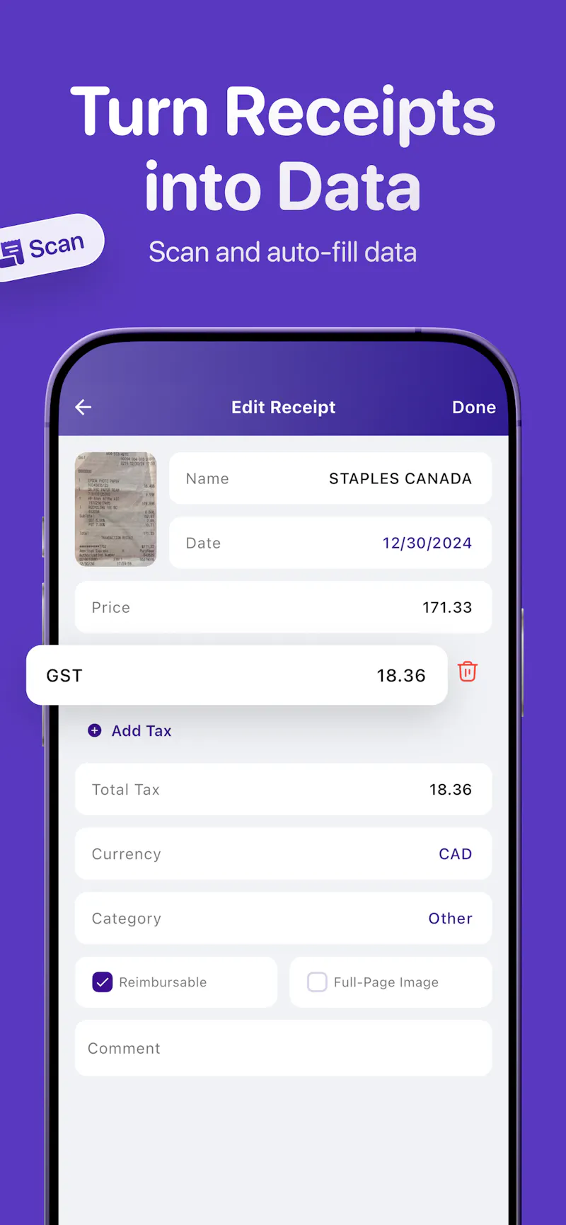 Smart Receipts screenshot 5