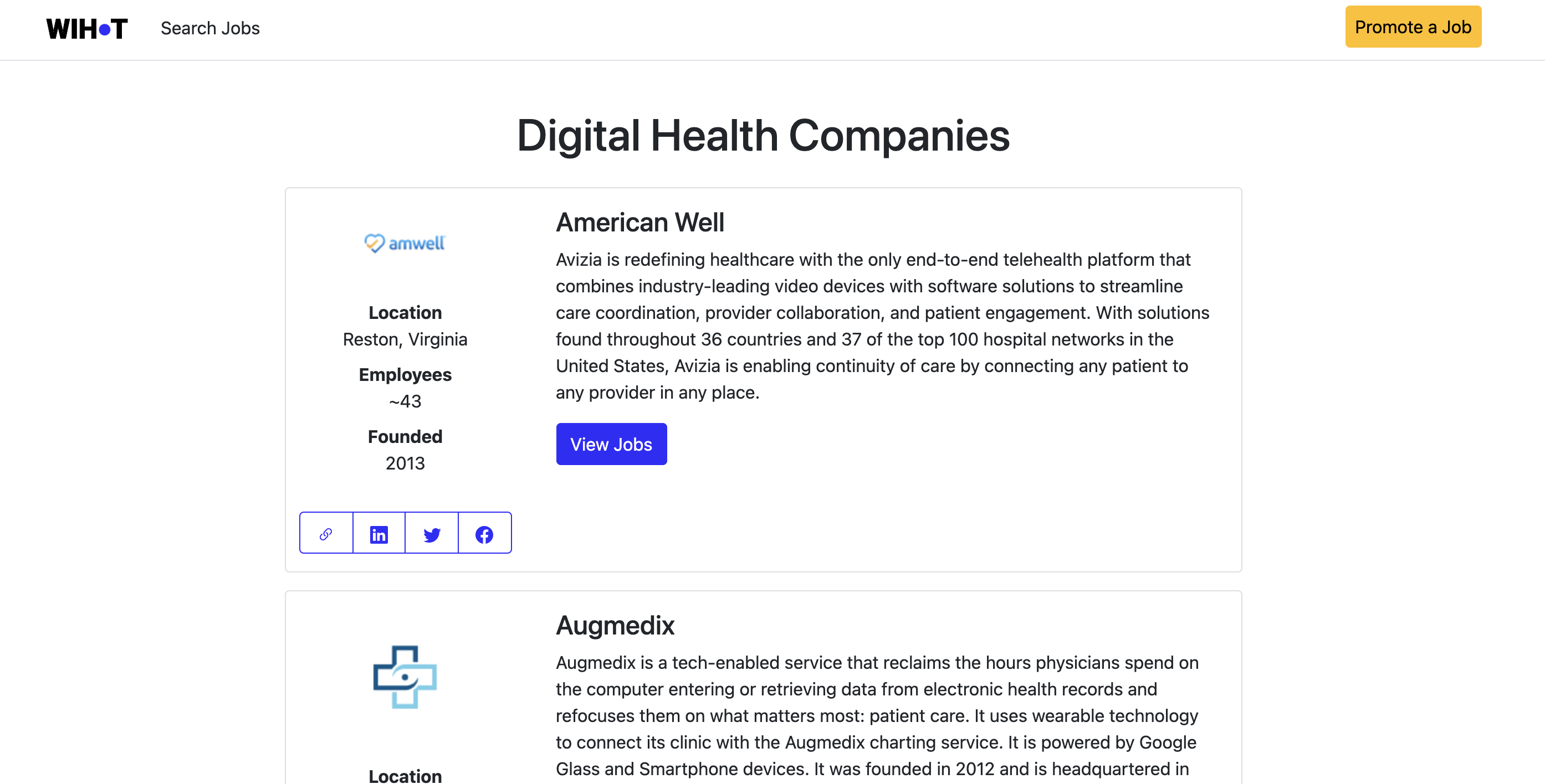 WIHT - Work In Health Tech gallery image