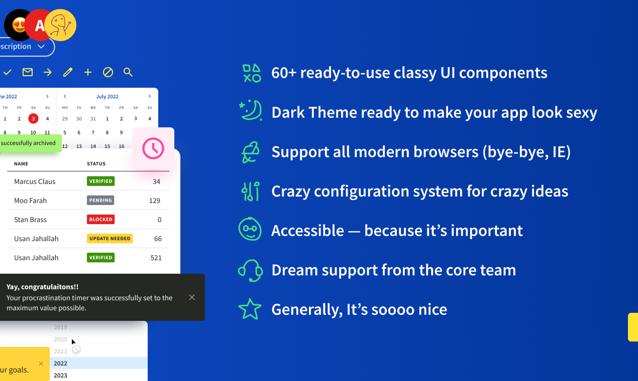 Vuestic ui मीडिया 3