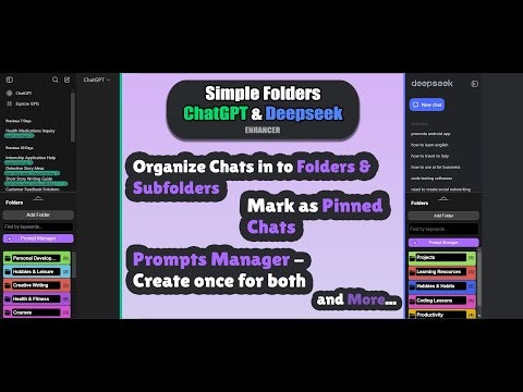 ChatGPT & DeepSeek Organizer gallery image