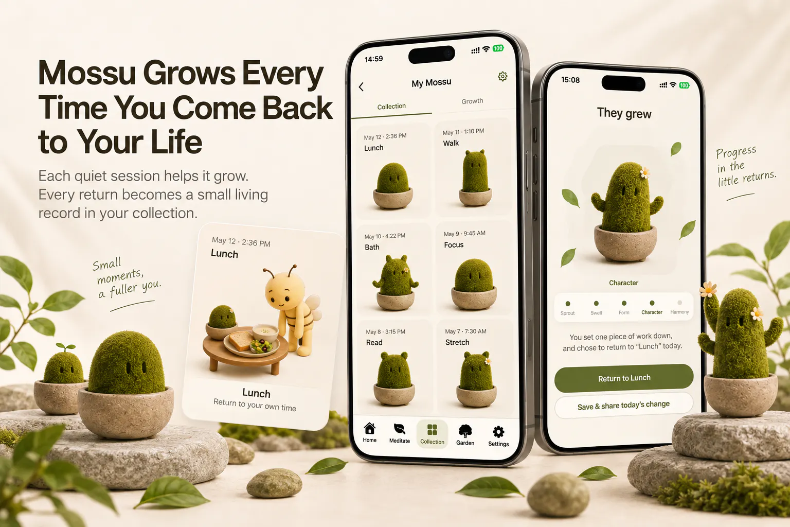 Mossu: Meditation Timer & Grow gallery image