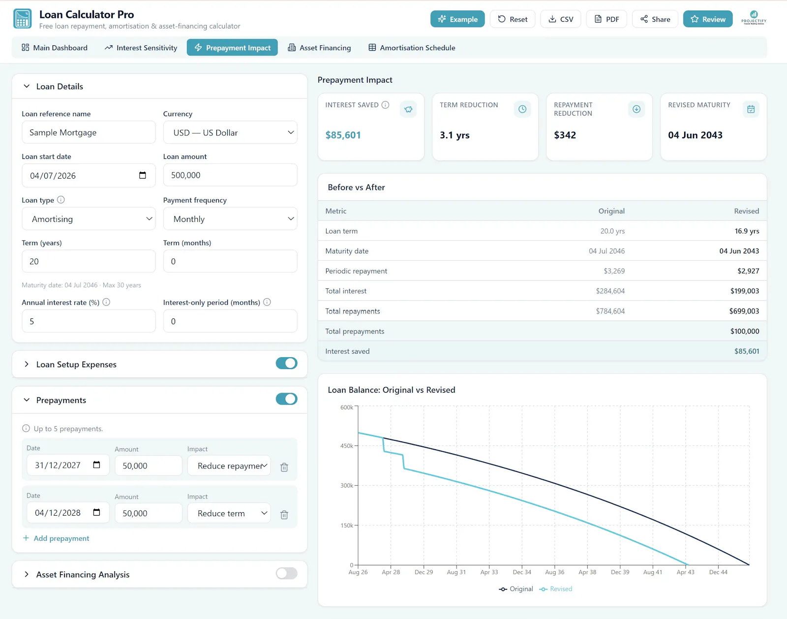 Loan Calculator Pro screenshot 3