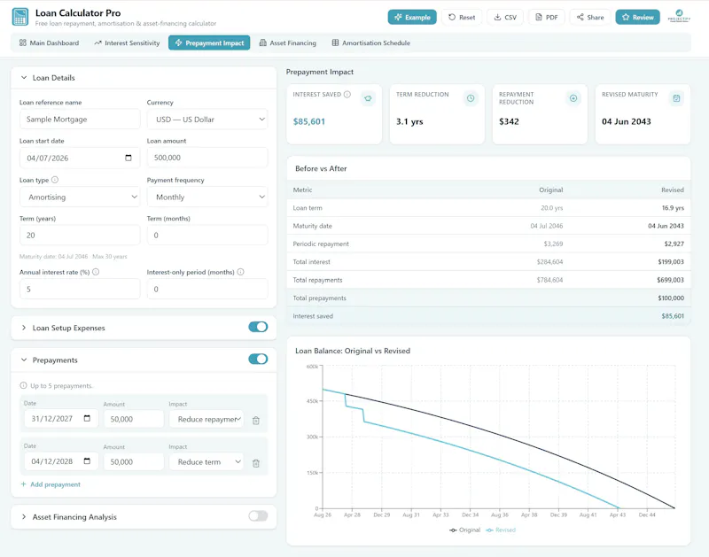 Loan Calculator Pro screenshot 3