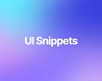 UI Snippets media 1