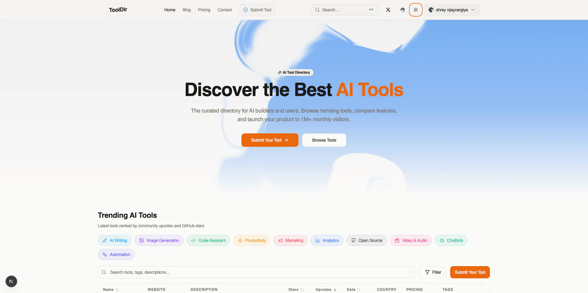 ToolDir: Directory Website Starterkit