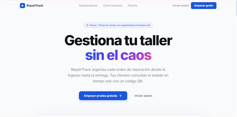 Repairtracks screenshot 2
