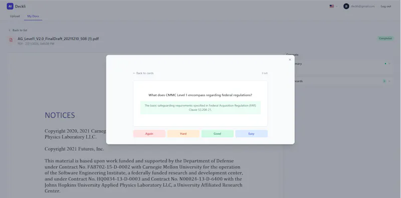 Deckli — Simple Flashcards screenshot 5