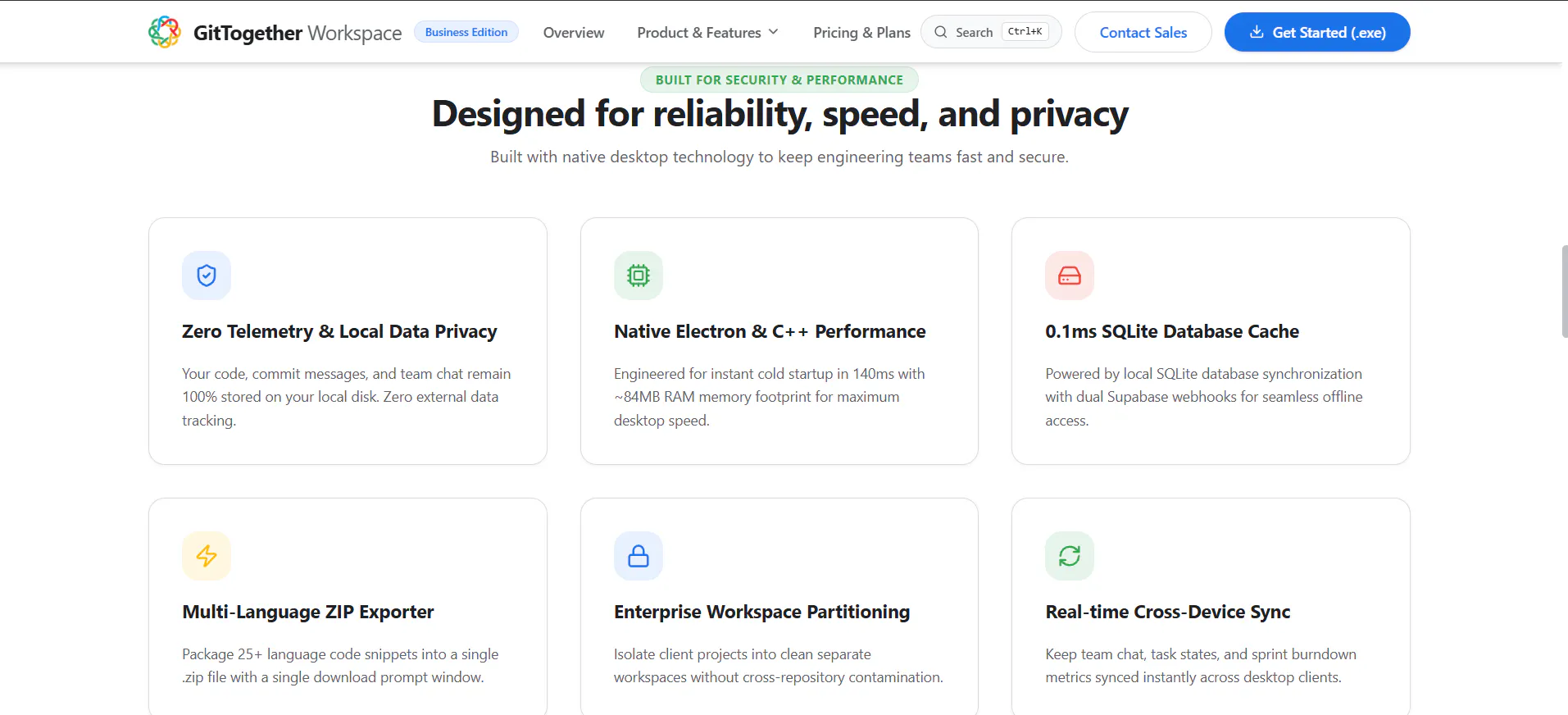 GitTogether Workspace screenshot