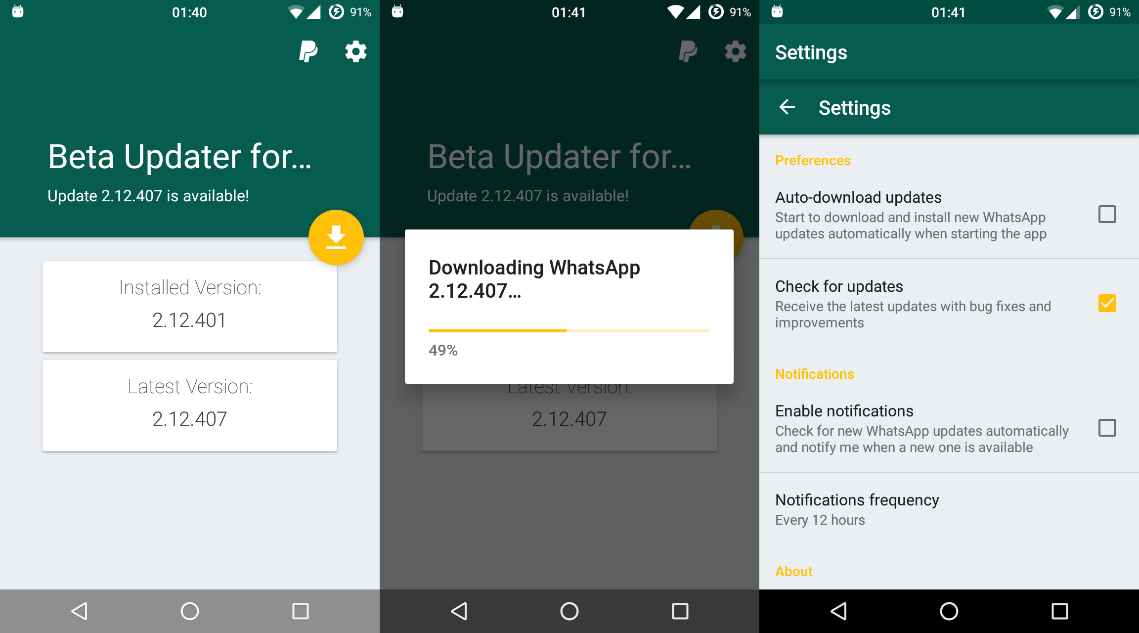Beta Updater for WhatsApp