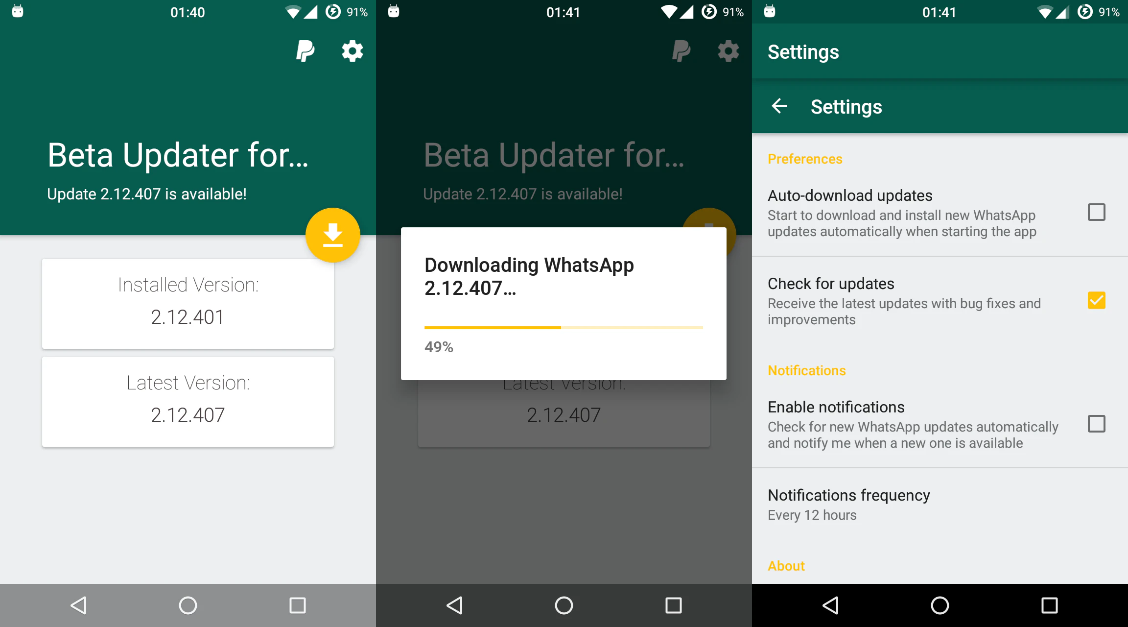 Beta Updater for WhatsApp
