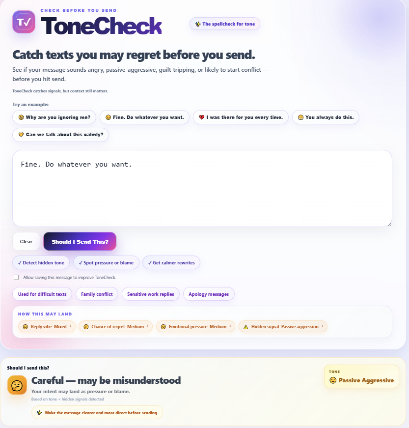 Tonecheck — Spellcheck for Tone gallery image