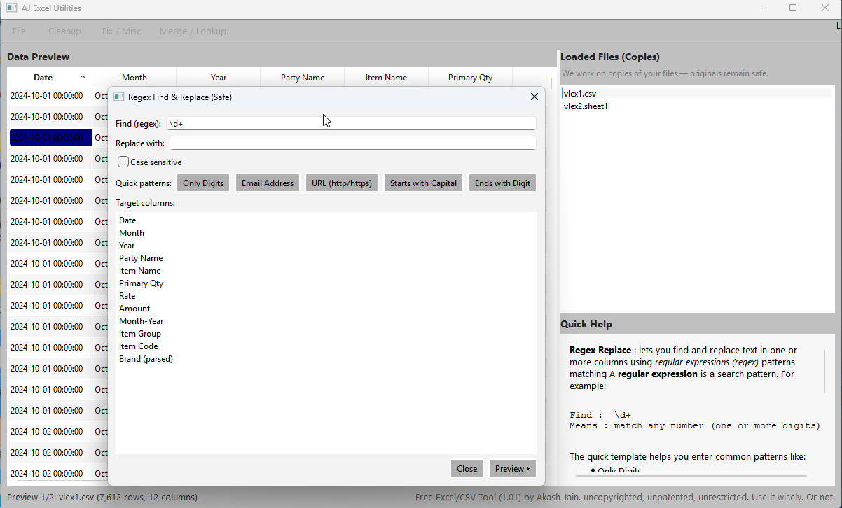 AJ Excel Utilities  gallery image