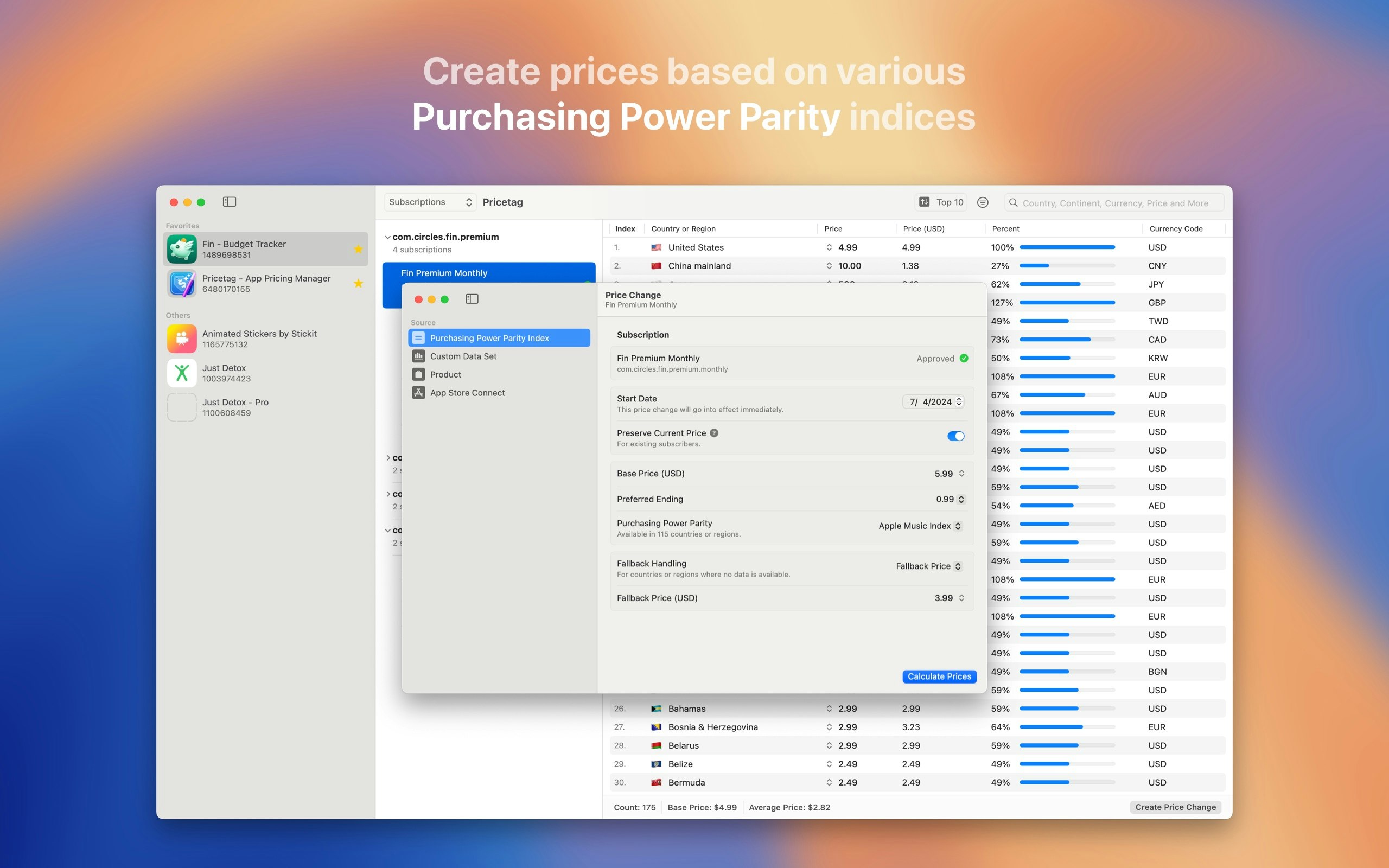 Media Pricetag - Pengurus Harga Apl untuk Mac 4