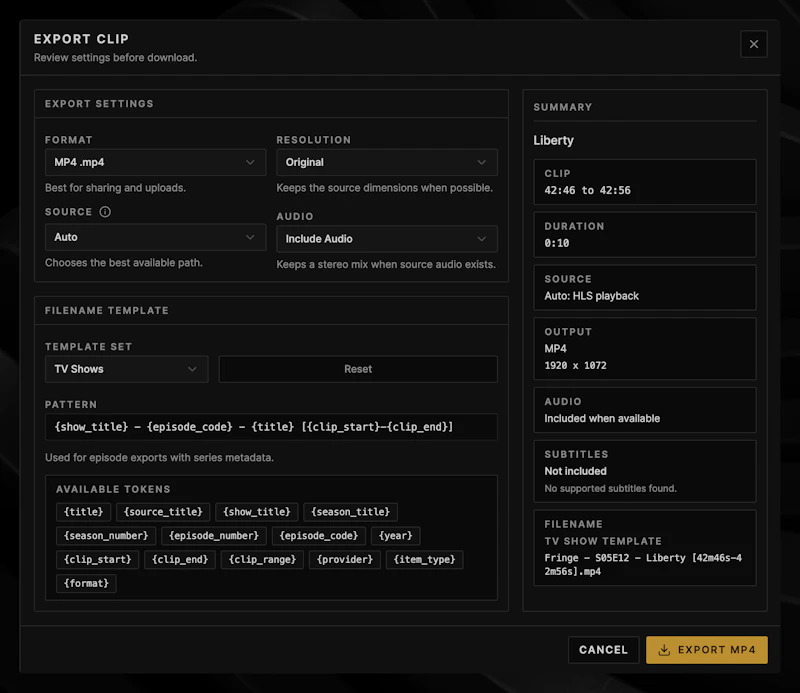 Cliparr- Open Source Media Clipper screenshot 3